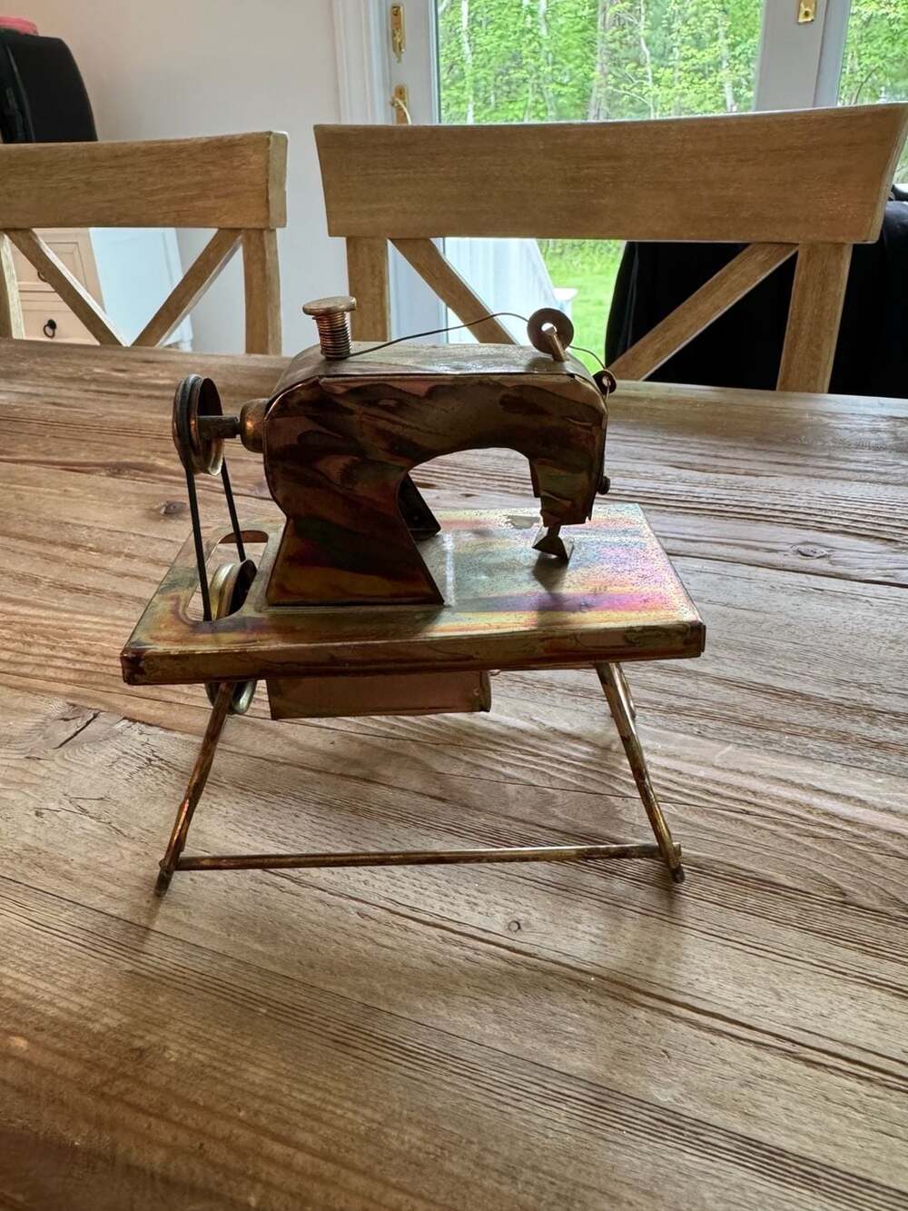 Berkeley Designs Vintage Style Metal Sewing Machine Music Box